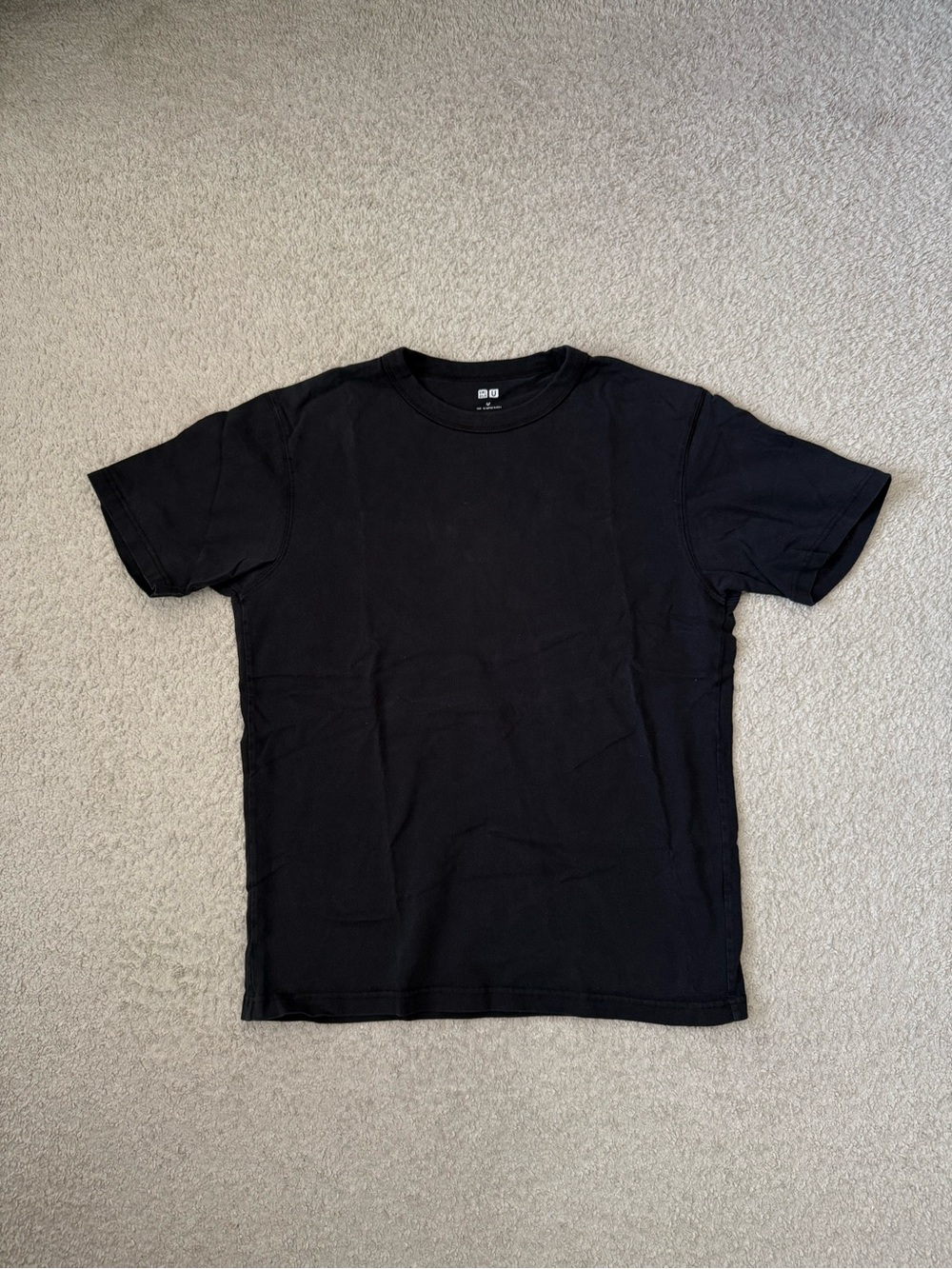 Classic Black Crewneck T-Shirt - Uniqlo
